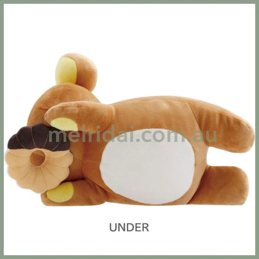 SAN-X | Rilakkuma Plush Toy Plush Doll L 160×180×300mm (Mister Donut Lying Down)