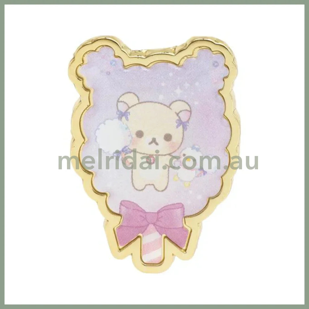 San-X | Rilakkuma Secret Pins Collection 55H X 55X 20Mm (Osorano Kururin Wataame/Sky Curly Cotton