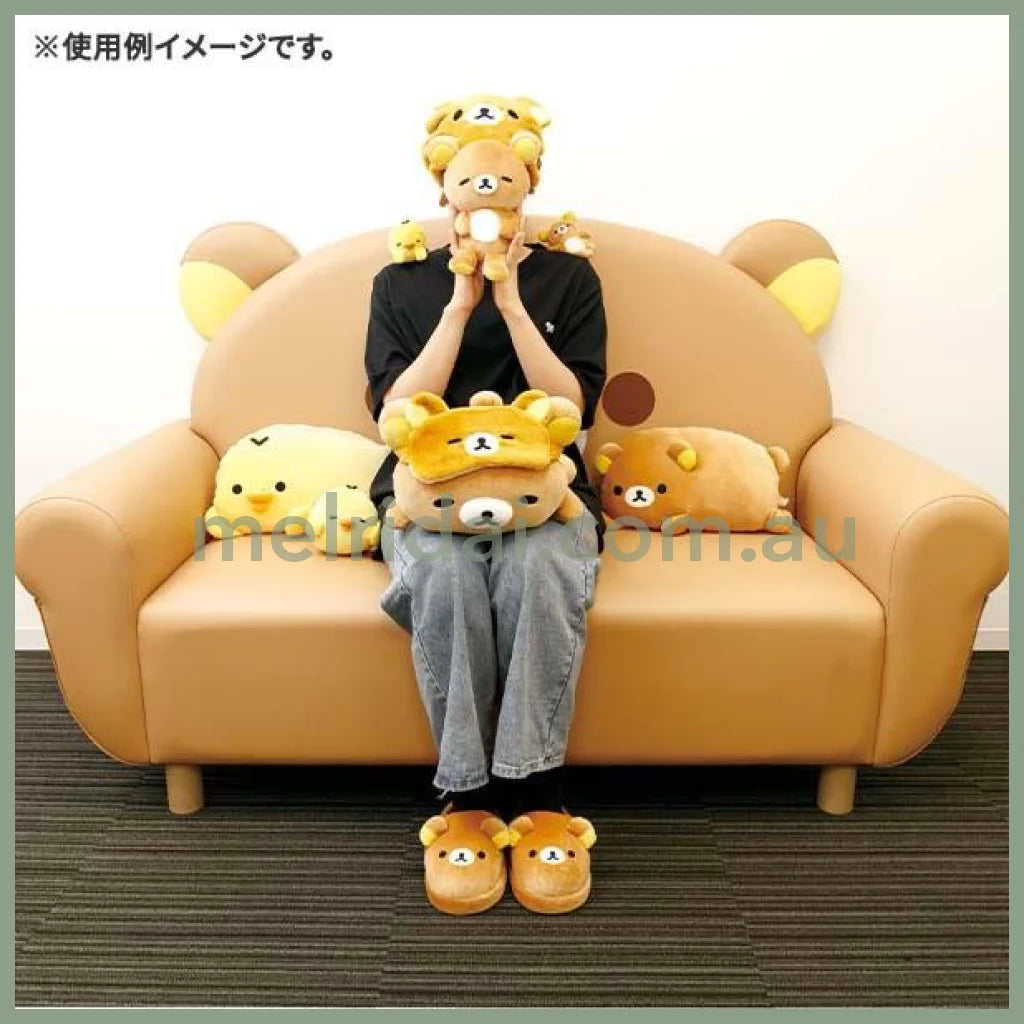 San-X | Rilakkuma Sleep Cuddly Plush Doll 200×300×450Mm (Daradara Lazy Peaceful Good Night Bedside)