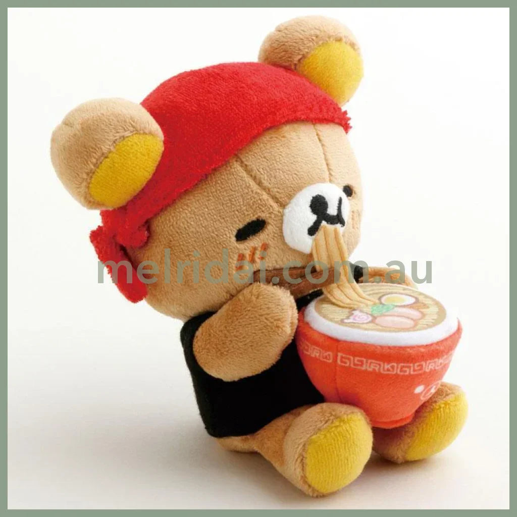 SAN-X | Rilakkuma Stuffed Toy Plush Doll Plush Toy 125×120×100mm (Anytime Ramen)