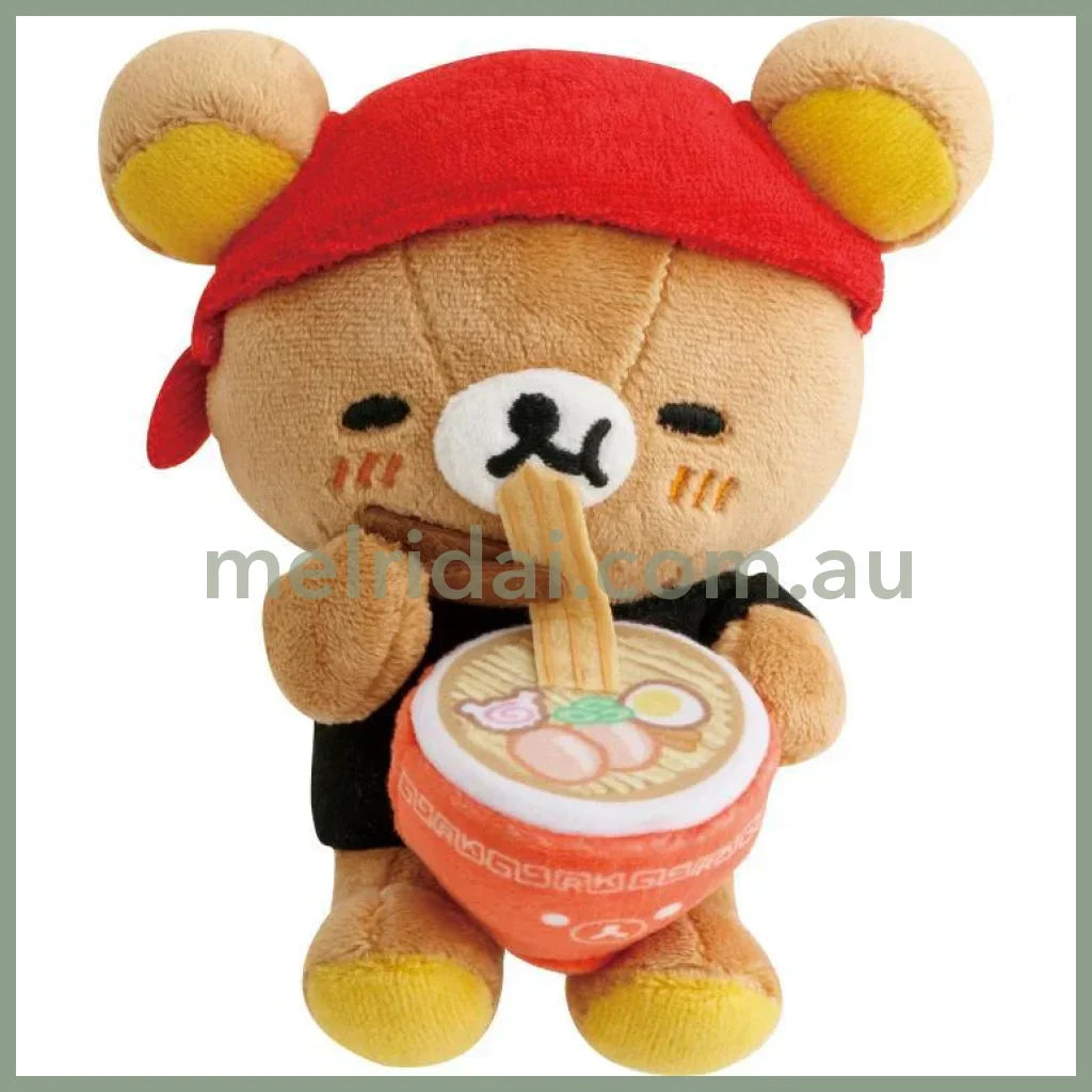 SAN-X | Rilakkuma Stuffed Toy Plush Doll Plush Toy 125×120×100mm (Anytime Ramen)