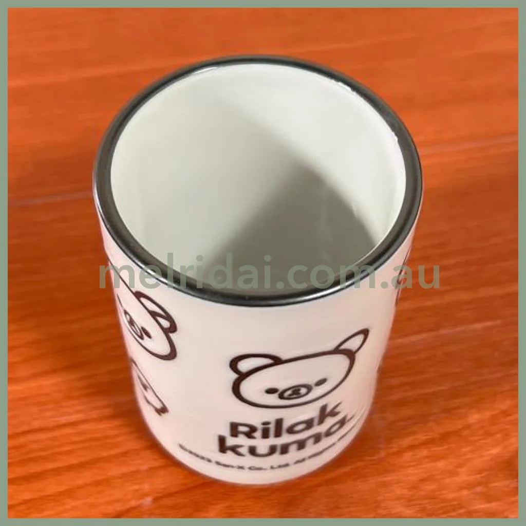 San-X | Rilakkuma Tea Cup Φ63×H75Mm 轻松熊 陶瓷汤吞杯/茶水杯