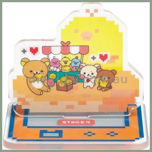 SAN-X | Secret Acrylic Stand Collection Blind Box 95×65mm (Rilakkuma Gaming Adventurer)