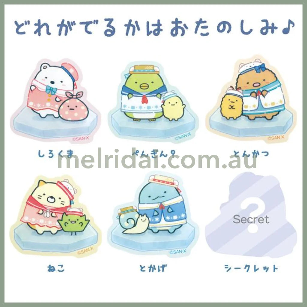 San-X | Secret Acrylic Sticker 70×70Mm (Shirokuma No Furusato) 角落生物 立体亚克力贴纸盲盒(北极熊的故乡)