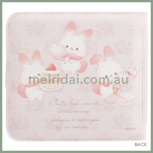 SAN-X | Sugarcocomuu Small Vinyl Wallet 90×95×10mm (Light Pink)