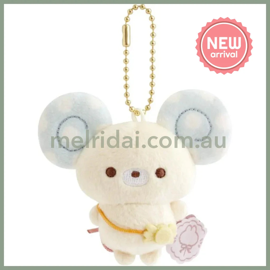 SAN X | Sugercocomuu Chu Pop Candy Pop Mini Plush Cleaner Keychain 70 x 50 x 30 mm (Lolli and Pop’s Candy Day)