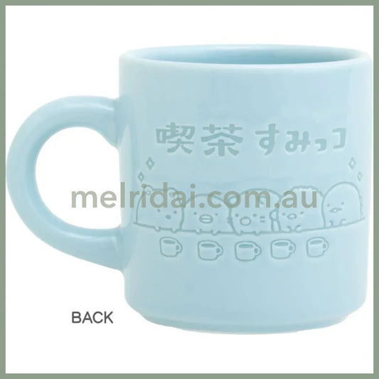 SAN-X | Sumikko Gurashi Bean Master Mug Cup Blue 80 × Ø80 mm (Chocolate Fair at Sumikko Cafe)
