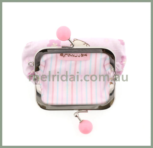 San - X | Sumikko Gurashi Clasp Purse Sakura Limited W90×H70×D20Mm (S) 角落生物 粉色樱花口金包/零钱包/硬币包(小号)