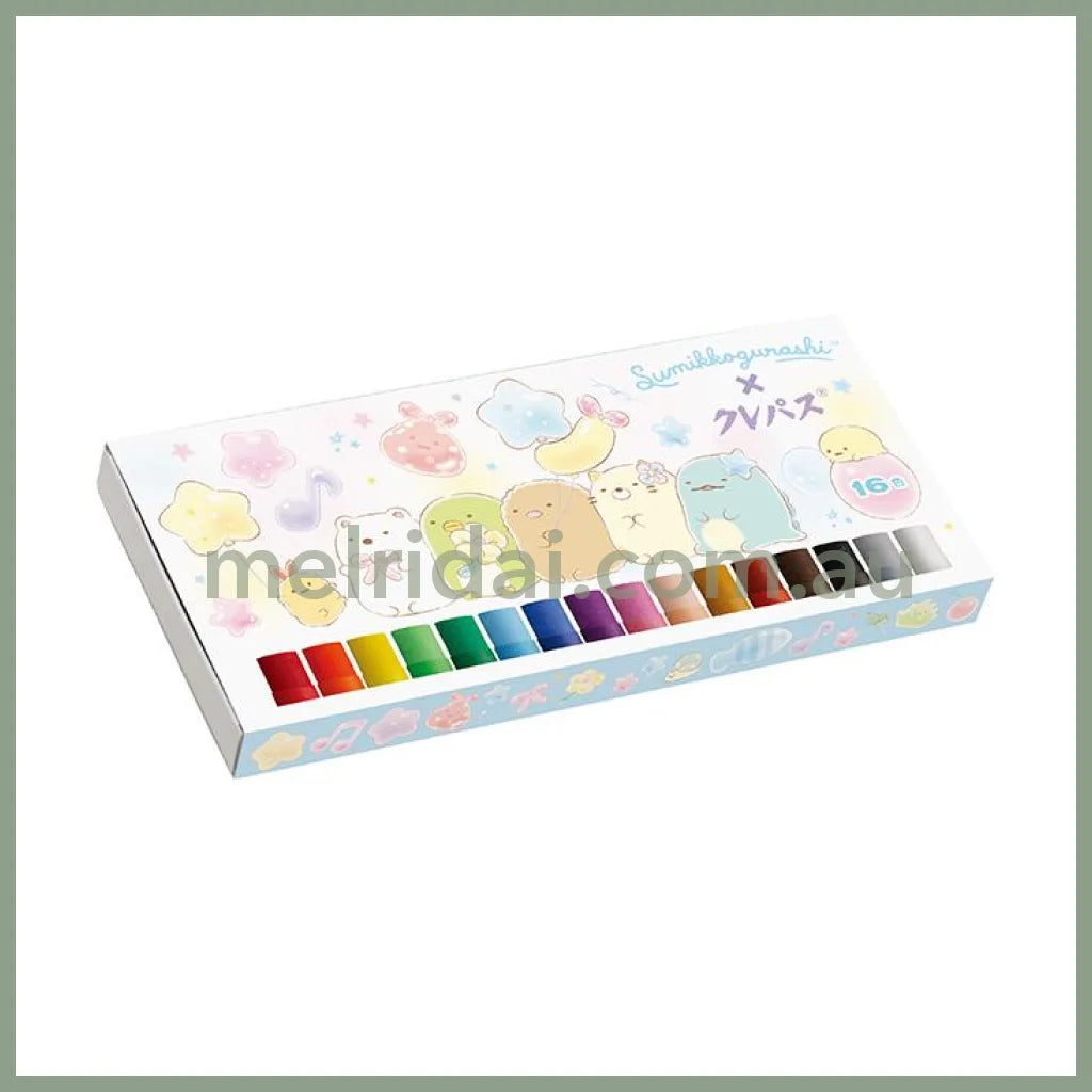 SAN-X | Sumikko Gurashi Cray-Pas Set 16 colors