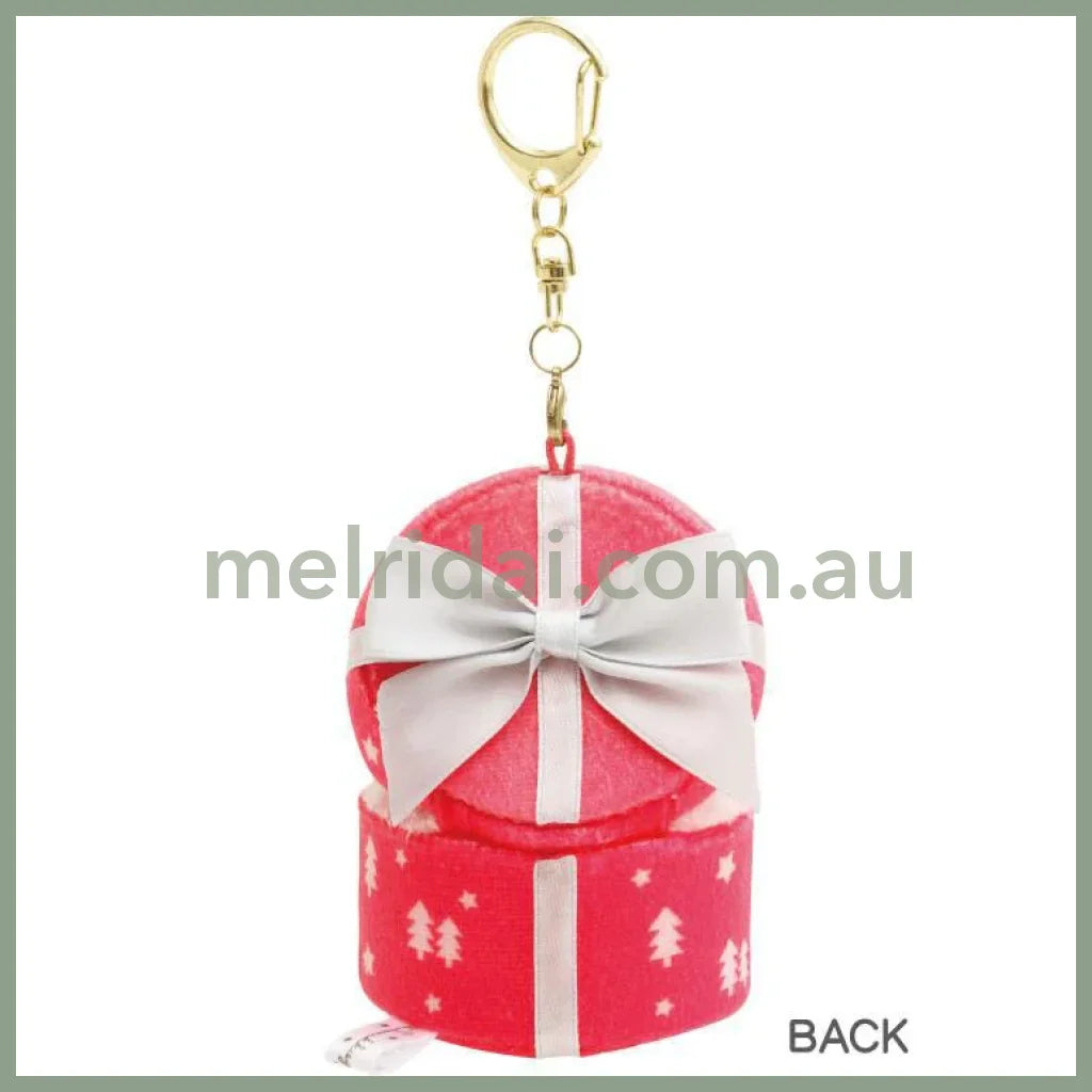 San-X | Sumikko Gurashi Ebifurai No Shippo Mascot Holder Keychain 85Mm X 60Mm 55Mm (Christmas)