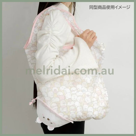 SAN-X | Sumikko Gurashi Ecoron Neko Cat Eco Bag 575 x 370 mm (Rolled up for storage No folding required)