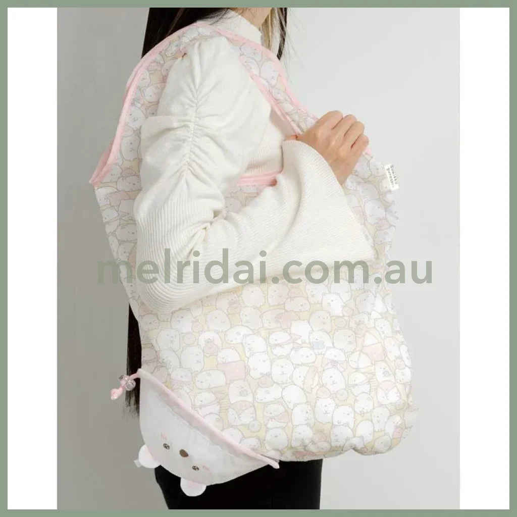 SAN-X | Sumikko Gurashi Ecoron Shirokuma Eco Bag 575 x 370 mm (Rolled up for storage No folding required)