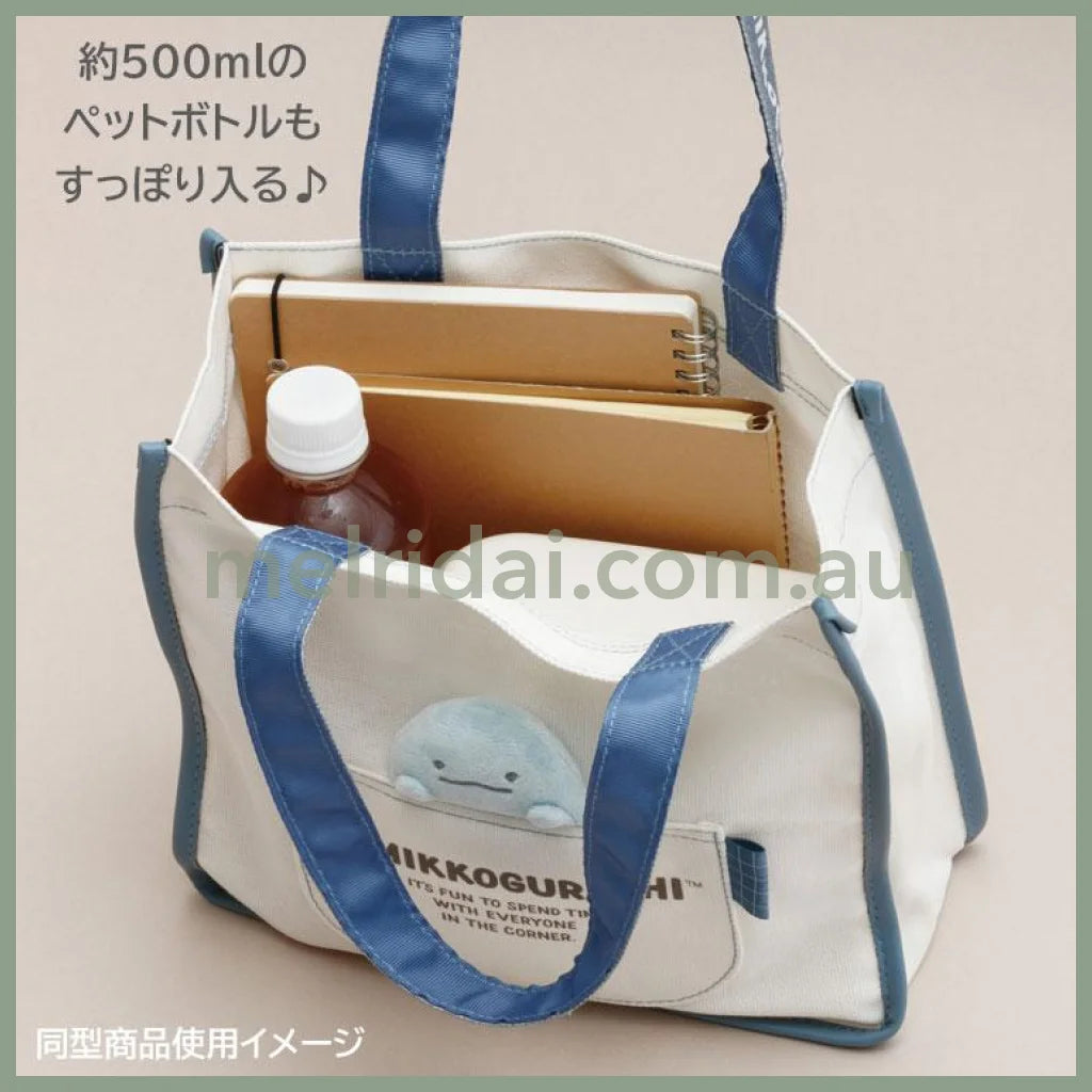 SAN-X | Sumikko Gurashi Fried Shrimp Ebi-Furya Tail Canvas mini Tote Bag With Plush Mascot240×250×100mm