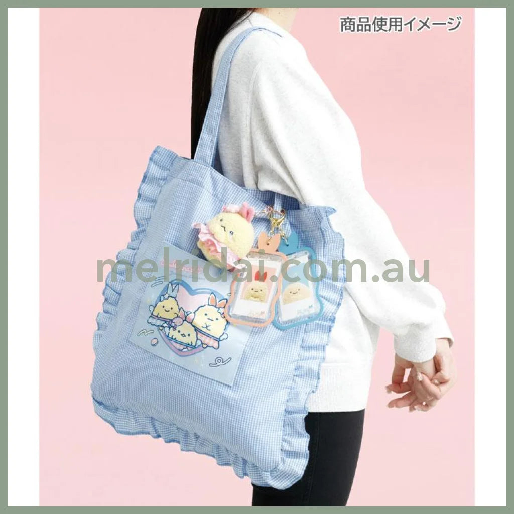 SAN-X | Sumikko Gurashi Frill Tote Bag 410×380mm (Dreaming Idol Ebiten no Shippo)