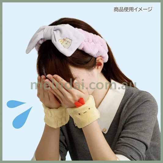 SAN-X | Sumikko Gurashi Hair Band Hairband with Ribbon 560mm (Neko & Ebifurai no Shippo)