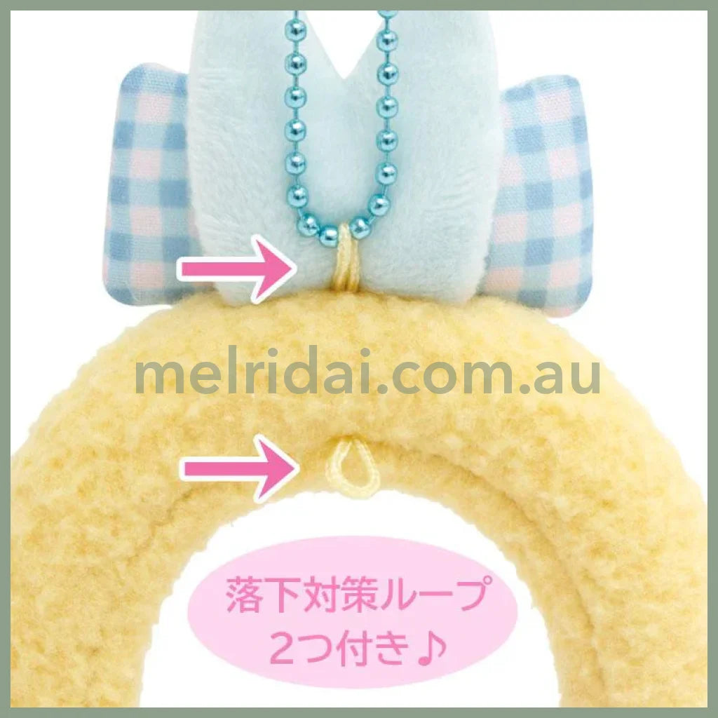 SAN-X | Sumikko Gurashi Headband Keychain Ball Chain Bag Charm - Ajifurai no Shippo 120×85×25mm (Dreaming Idol Ebiten