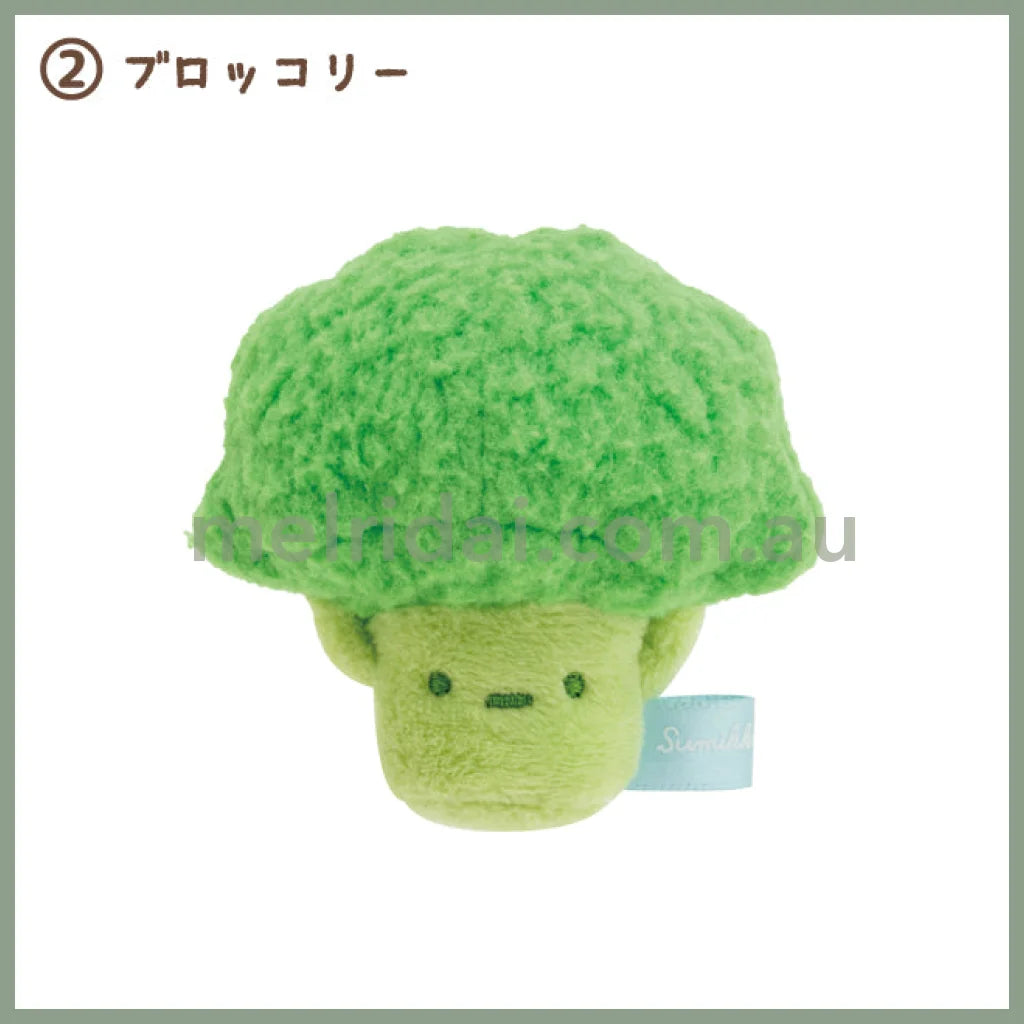 San-X | Sumikko Gurashi Market Plush Tenori 角落生物 手玉/小玩偶/小摆件(超市生活/便利店系列) Broccoli