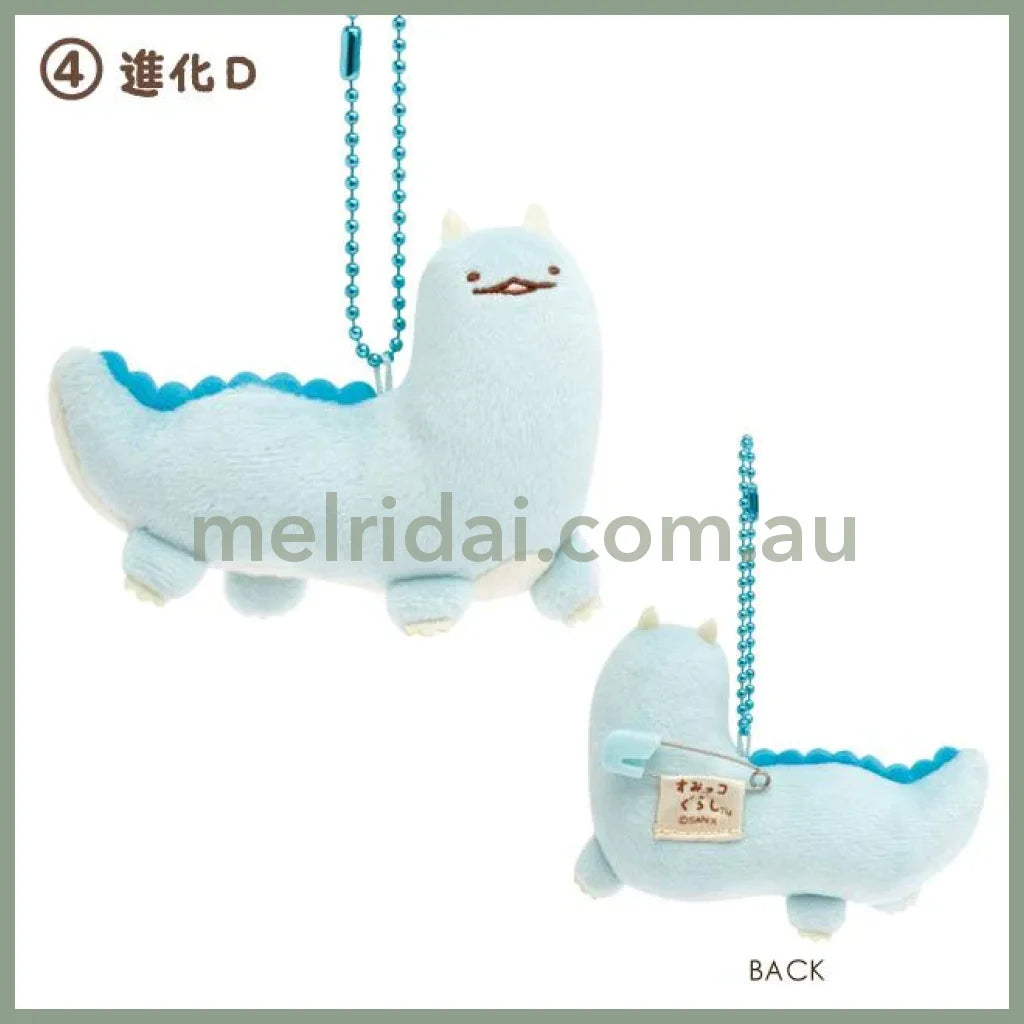 SAN-X | Sumikko Gurashi Mascot Badge Keychain Tokage H80 × W80 × D25mm (What if Sumikko Evolved?) 4