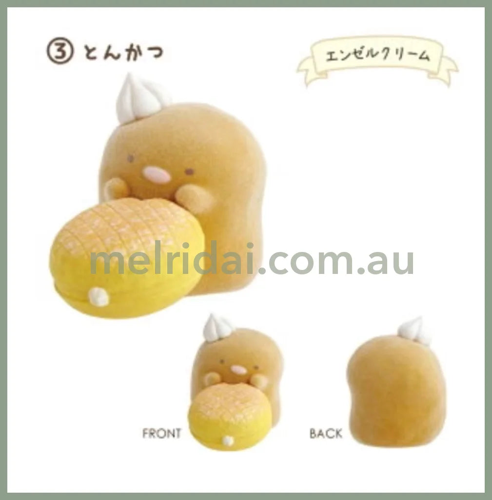 San-X | Sumikko Gurashi X Mister Donut Petit Mascot 36 38 21 Mm 角落生物 甜甜圈系列 植绒摆件/玩偶摆件 Tonkatsu 炸猪排