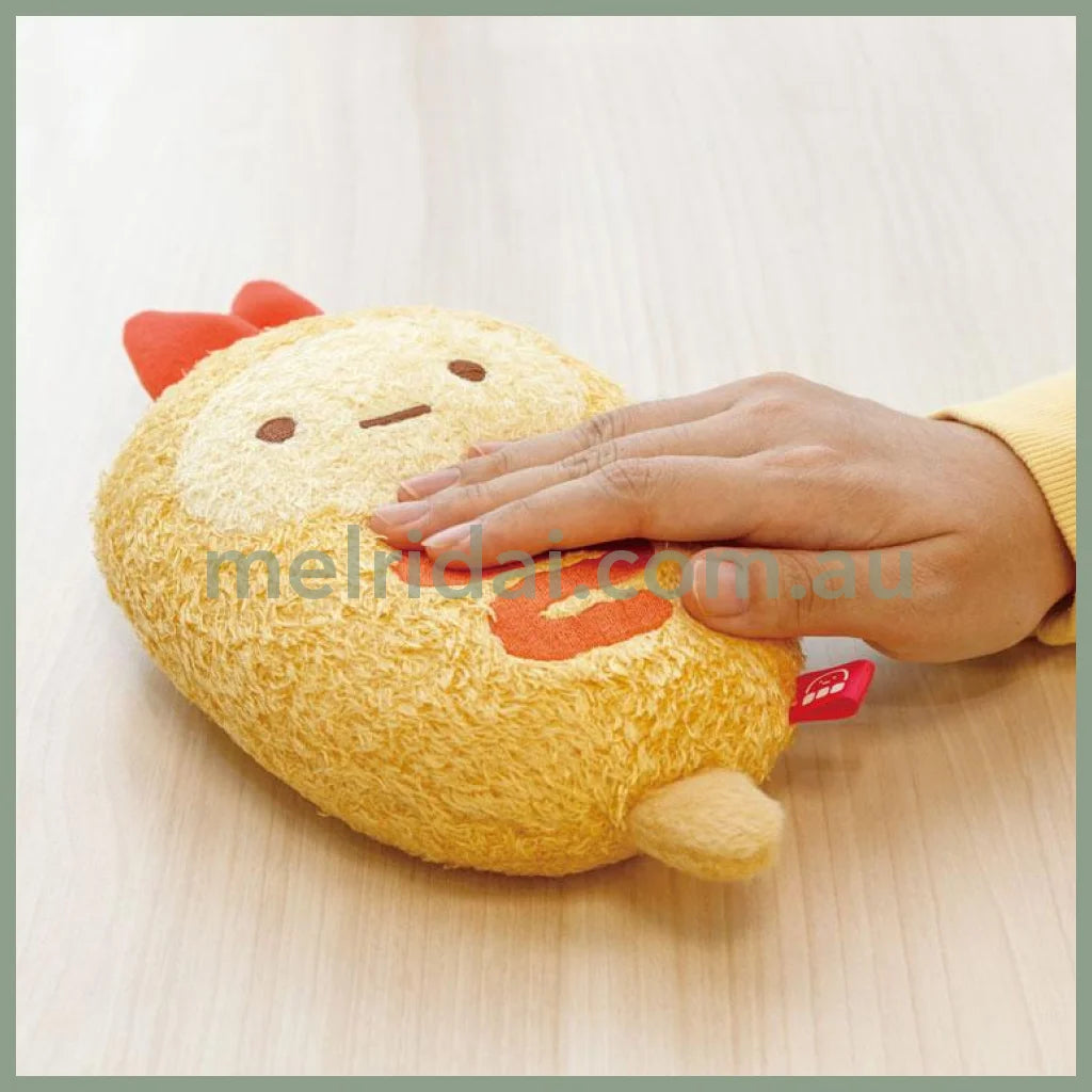 San-X | Sumikko Gurashi Plush Toy Ebifurai No Shippo Corn Dog 160×210×70Mm (Waku Waku Tapioca