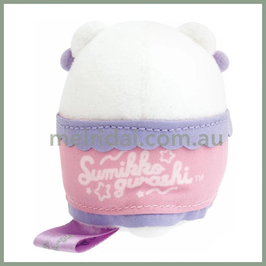 SAN-X|Sumikko Gurashi Shirokuma Tapioca mini Tenori Plush Toy 60×40×40mm (POP-UP SHOP)