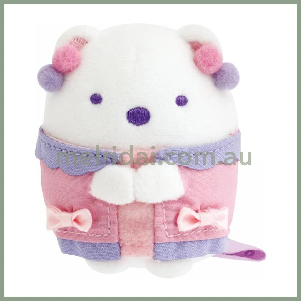 SAN-X|Sumikko Gurashi Shirokuma Tapioca mini Tenori Plush Toy 60×40×40mm (POP-UP SHOP)