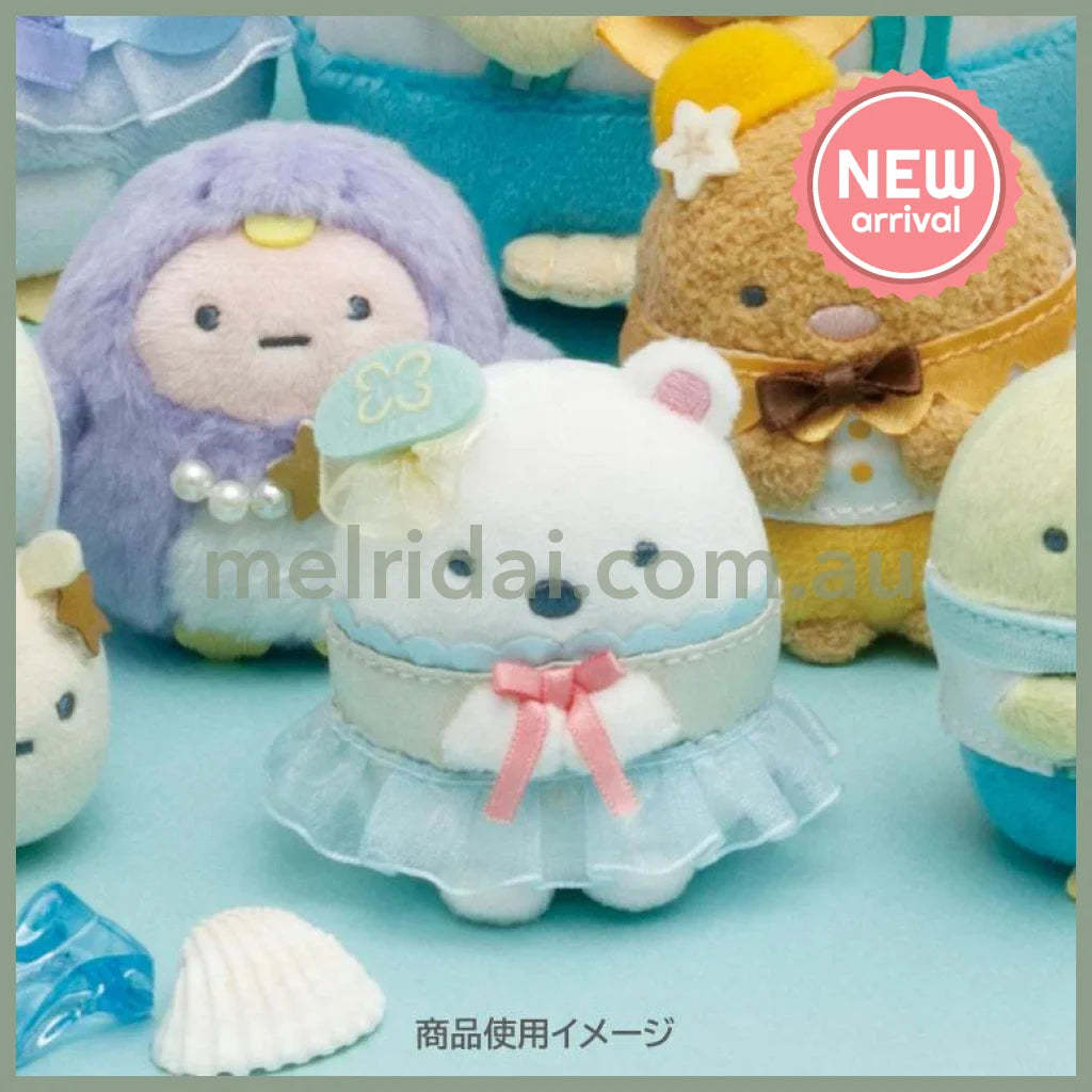 SAN X | Sumikko Gurashi Shirokuma Tenori Plush Doll 65×45×40mm (Penguin Lagoon)