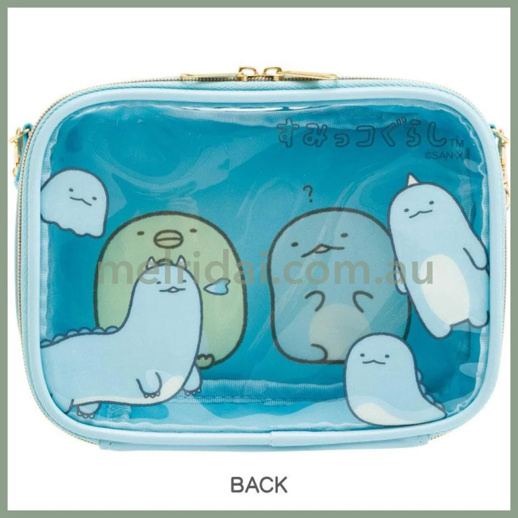 SAN-X | Sumikko Gurashi Super Odekake Sumikko Clear Pouch Shoulder Bag Tokage 120×160×50mm (What if Sumikko Evolved?)
