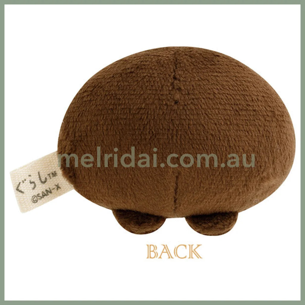 SAN-X | Sumikko Gurashi Tenori Plush Toy Mame Master 40×50×25 mm (Chocolate Fair at Sumikko Cafe)