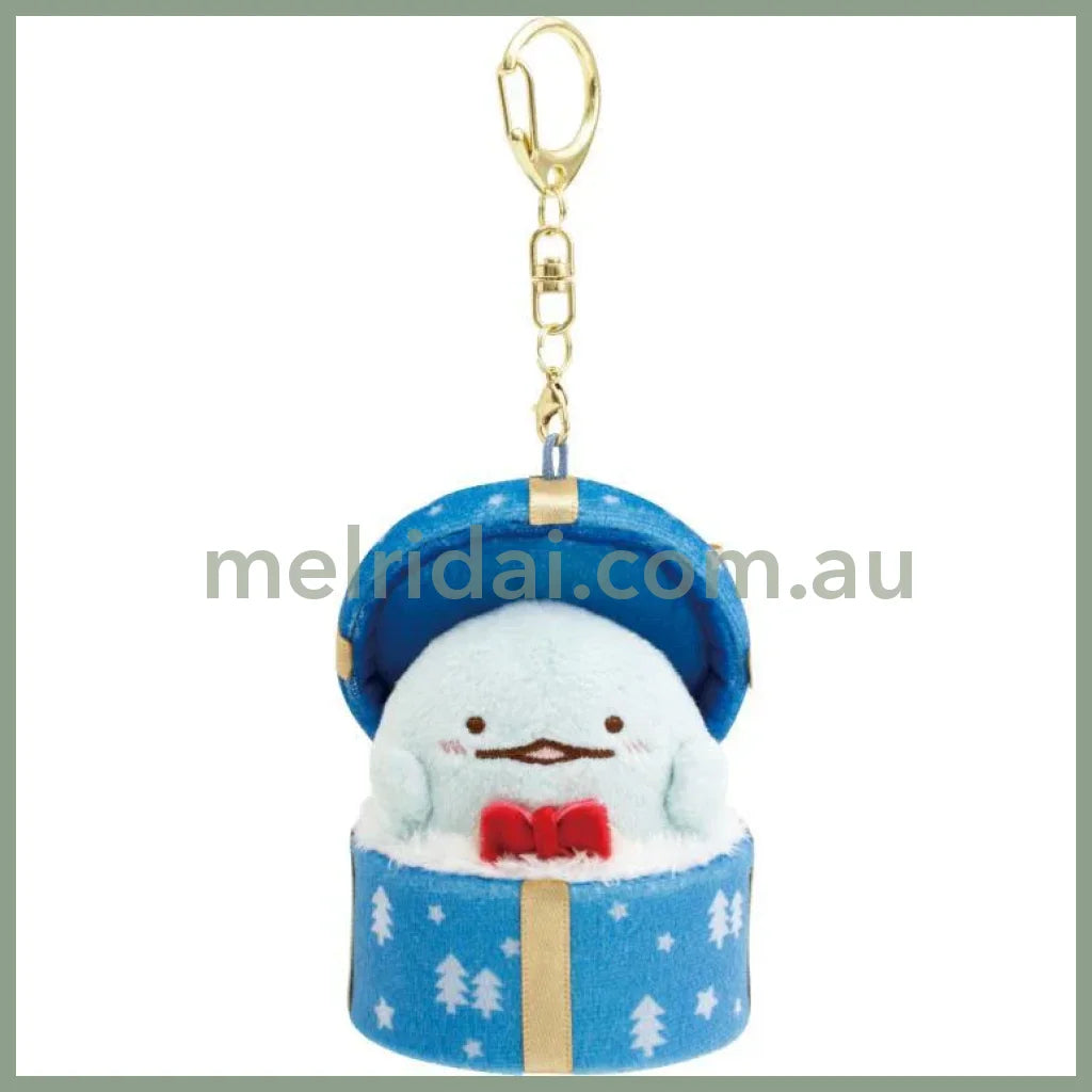 San-X | Sumikko Gurashi Tokage Mascot Holder Keychain 85Mm X 60Mm 55Mm (Christmas)