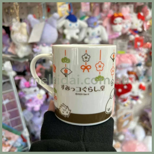 San - X | Summiko Gurashi Mug Limited 角落生物 京都限定 陶瓷马克杯 白色趴趴