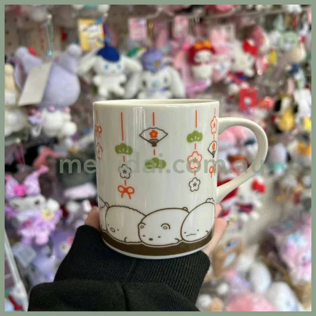 San - X | Summiko Gurashi Mug Limited 角落生物 京都限定 陶瓷马克杯 白色趴趴