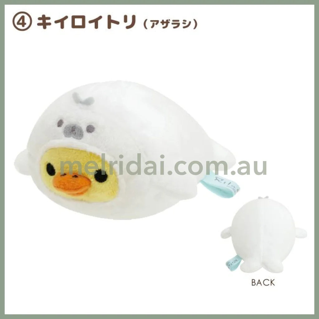 San-X | Tenori Plush (Ss) Rilakkuma And Friends Dressed As Sea Creatures 轻松熊迷你玩偶 手玉/小公仔 (海洋系列) 4