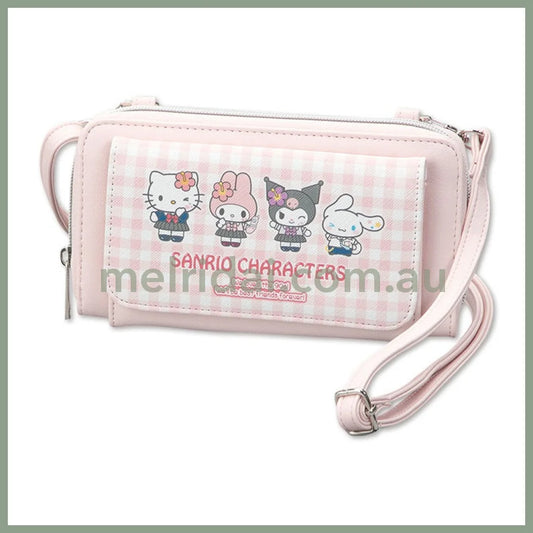 Sanrio | 2 Way Shoulder Bag 11Cm*20Cm*2Cm 日本三丽鸥 合皮 两用挎包/手提包 多卡槽(平成高校)