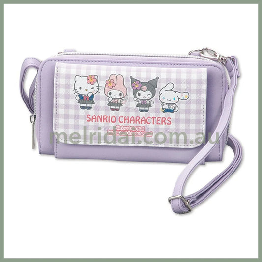 Sanrio | 2 Way Shoulder Bag 11Cm*20Cm*2Cm 日本三丽鸥 合皮 两用挎包/手提包 多卡槽(平成高校)