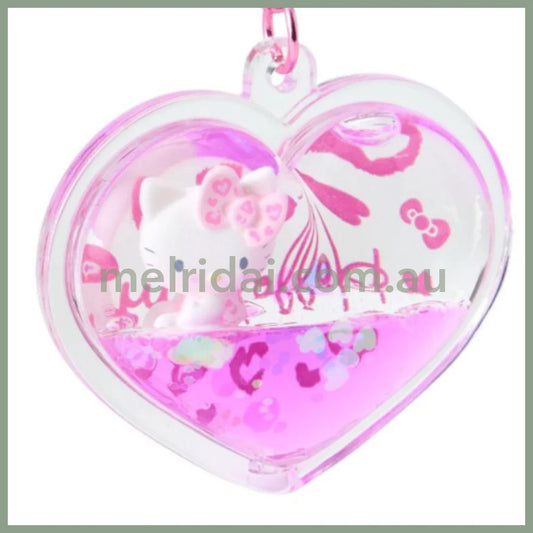 Sanrio | 90S Hello Kitty Gal Dome Keychain 5.5×2.5×5Cm (Leopard Pink)