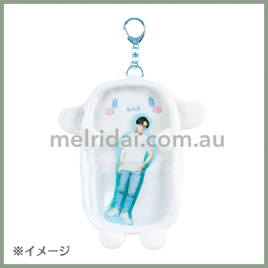 Sanrio | Acrylic Stand Holder 13×2.5×18.5Cm (Enjoy Idol) 日本三丽鸥 亚克力收纳包/透明小包/痛包/娃包 附挂链(应援系列)