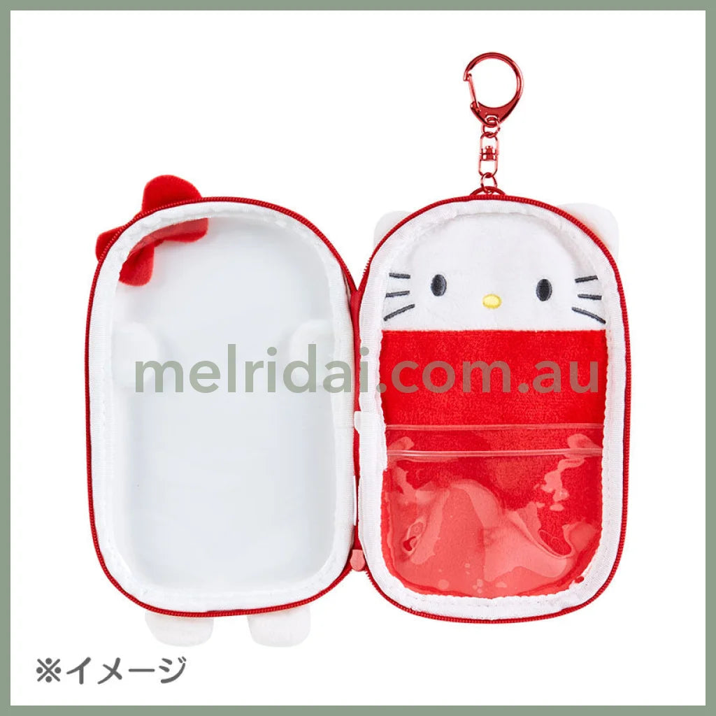 Sanrio | Acrylic Stand Holder 13×2.5×18.5Cm (Enjoy Idol) 日本三丽鸥 亚克力收纳包/透明小包/痛包/娃包 附挂链(应援系列)
