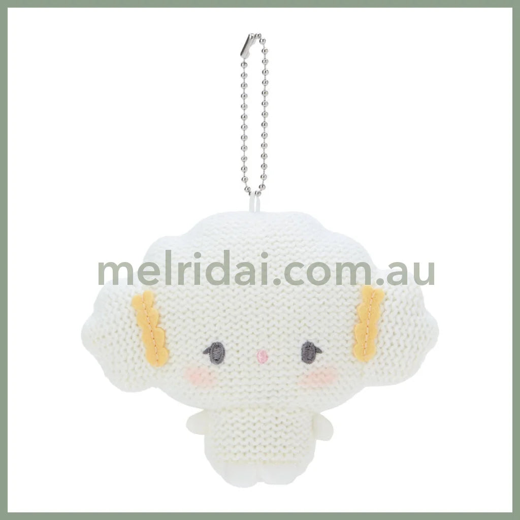 Sanrio | Amigurumi-Style Knit Mascot Holder Keychain 13×5×11Cm 日本三丽鸥 针织玩偶挂件/包挂/钥匙链(经典款) 小麦云Cogimuyun