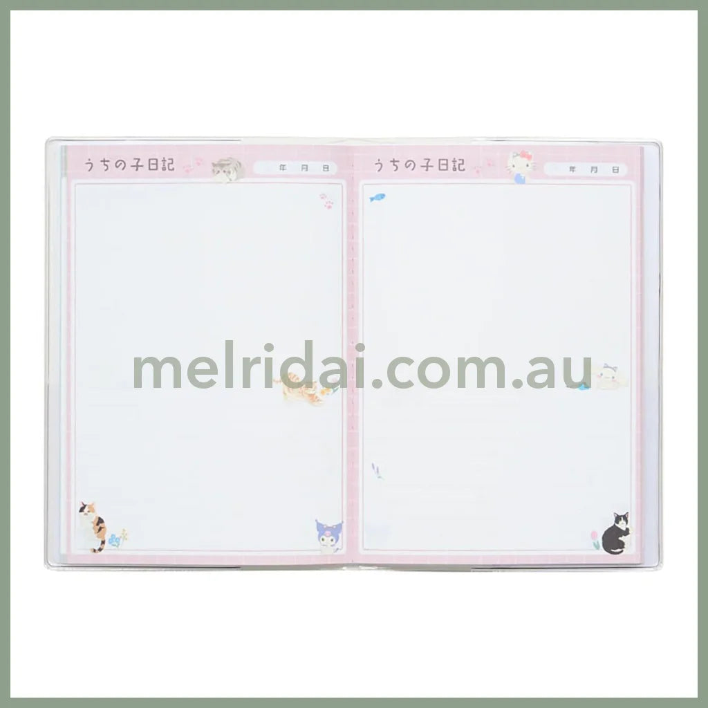 SANRIO | B6 Notebook Cat 19.0 x 13.4 x 1cm (Always Together My Pet)