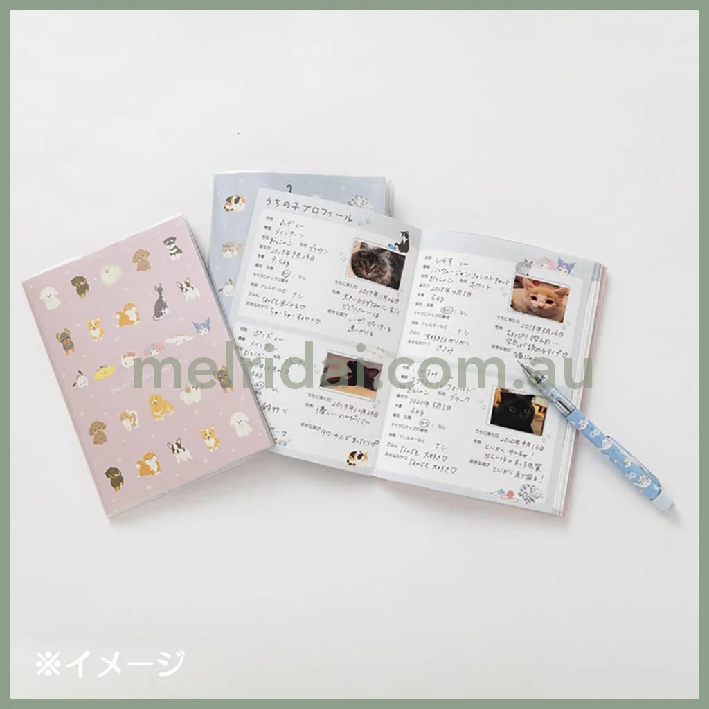 SANRIO | B6 Notebook Cat 19.0 x 13.4 x 1cm (Always Together My Pet)