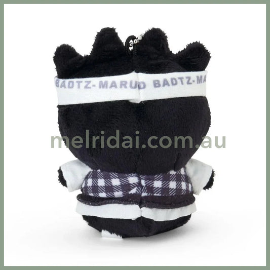 SANRIO | Bad badtz-maru Mascot Holder Plush Keychain 5.0 x 7.9 x 13.5cm (Monotone)