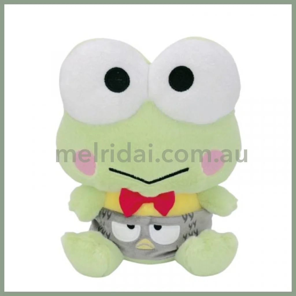 SANRIO | Badtz-maru & Keroppi Plush Toy Plush Doll 11 x 16 x 21cm (Hapidanbui Boys 5th Anniversary)