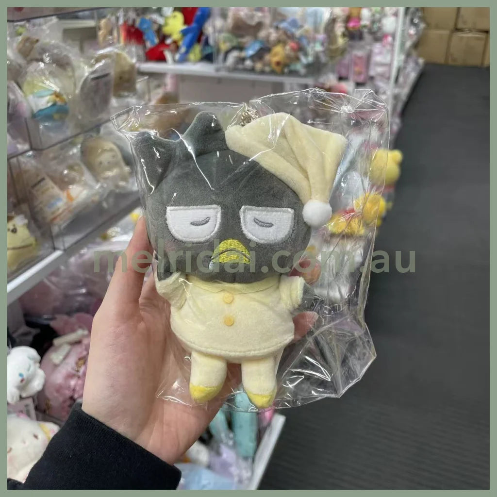 SANRIO | Badtz Maru Mascot Holder Plush Keychain Bag Charm 10cm Approx. (Pyjama Party)