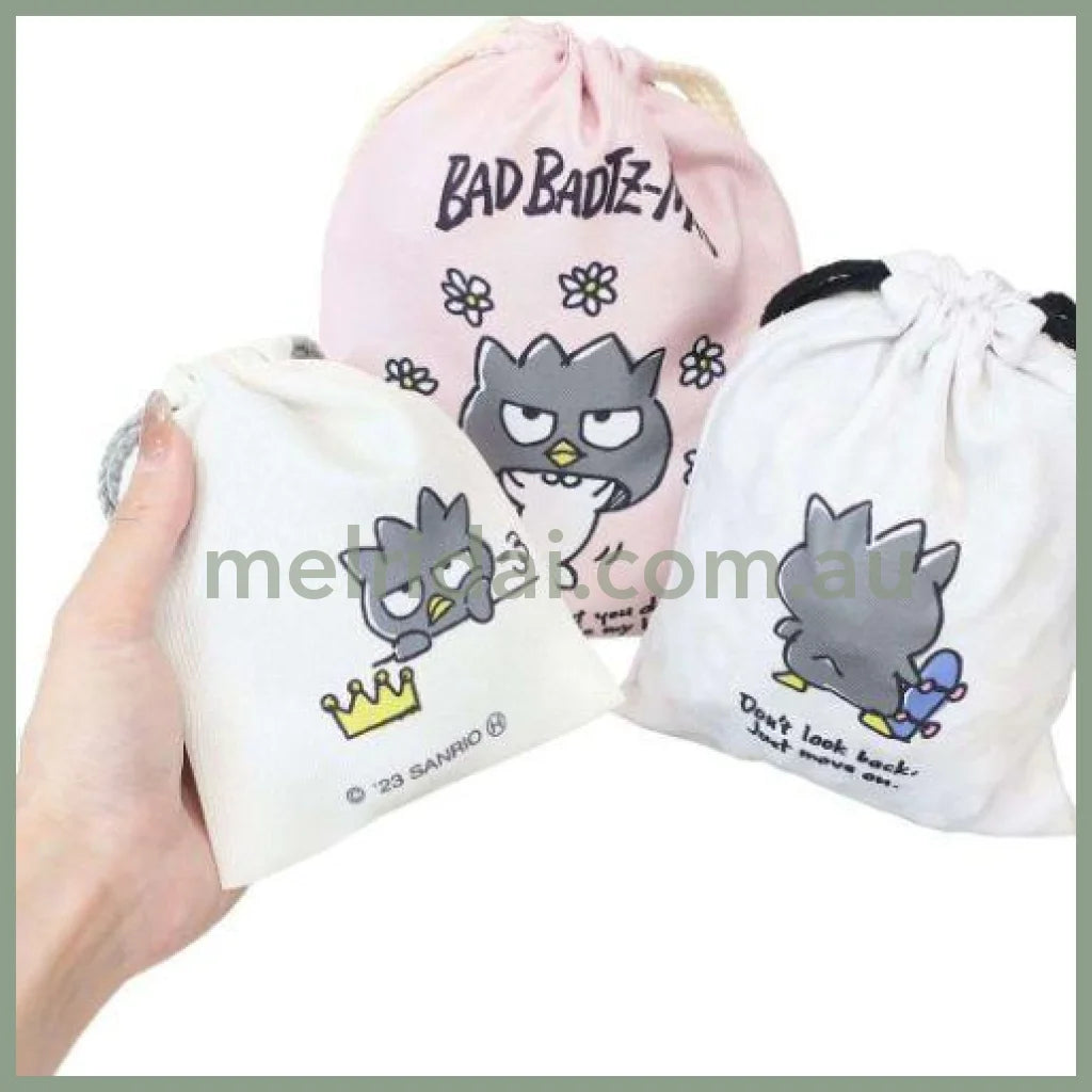 Sanrio | Badtz-Maru Pouch Set 3 Size