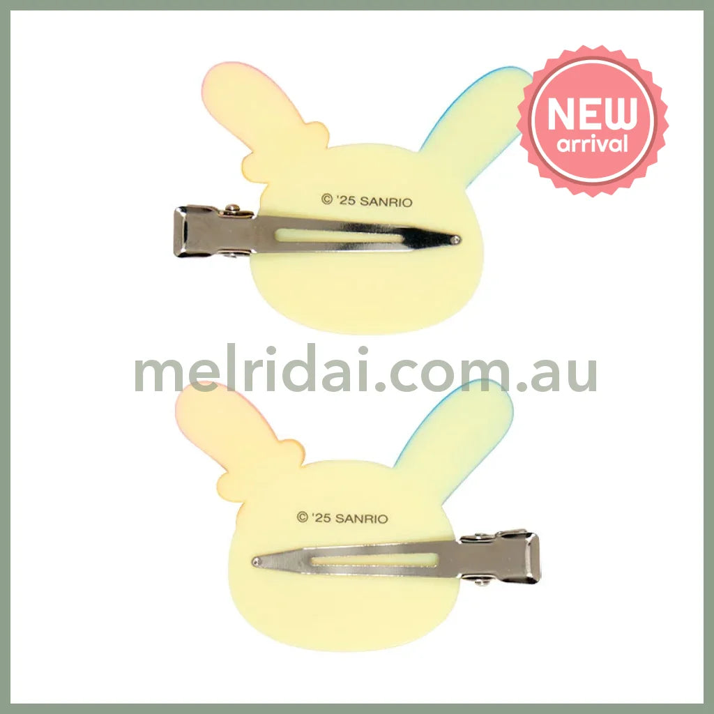 SANRIO | Bangs Clip Hair Clip 2 set 5.6×1×3.4cm (Usahana)