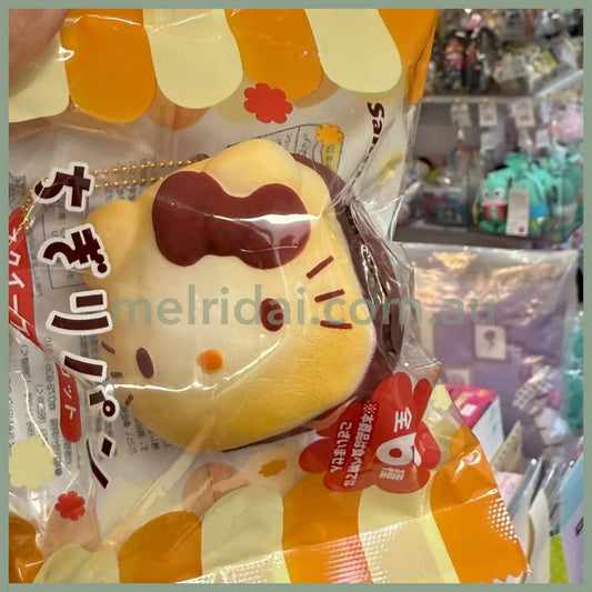 SANRIO | Bread Squeeze Mascot Keychain Squishy 135 × 60 × 120mm Hello Kitty