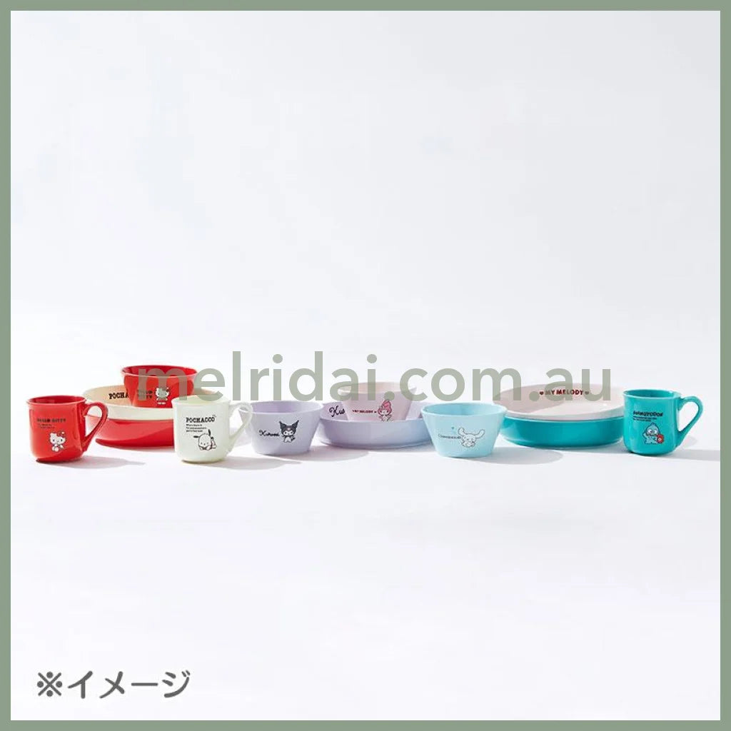 Sanrio | Ceramic Series Colored Plate My Melody 21×21×4Cm (Simple Daily Design)