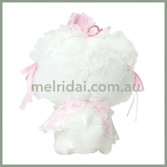 SANRIO | Charmmy Kitty Plush Mascot Holder Keychain Bag Charm 125×80×150mm (White Frill Design)