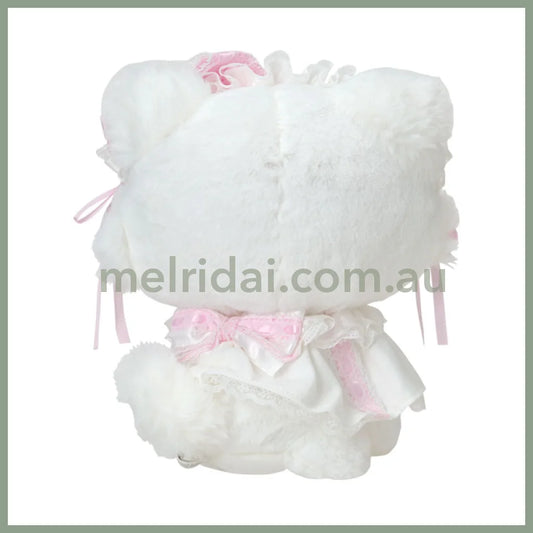 SANRIO | Charmmy Kitty Plush Toy Plush Doll 170×110×180mm (White Frill Design)